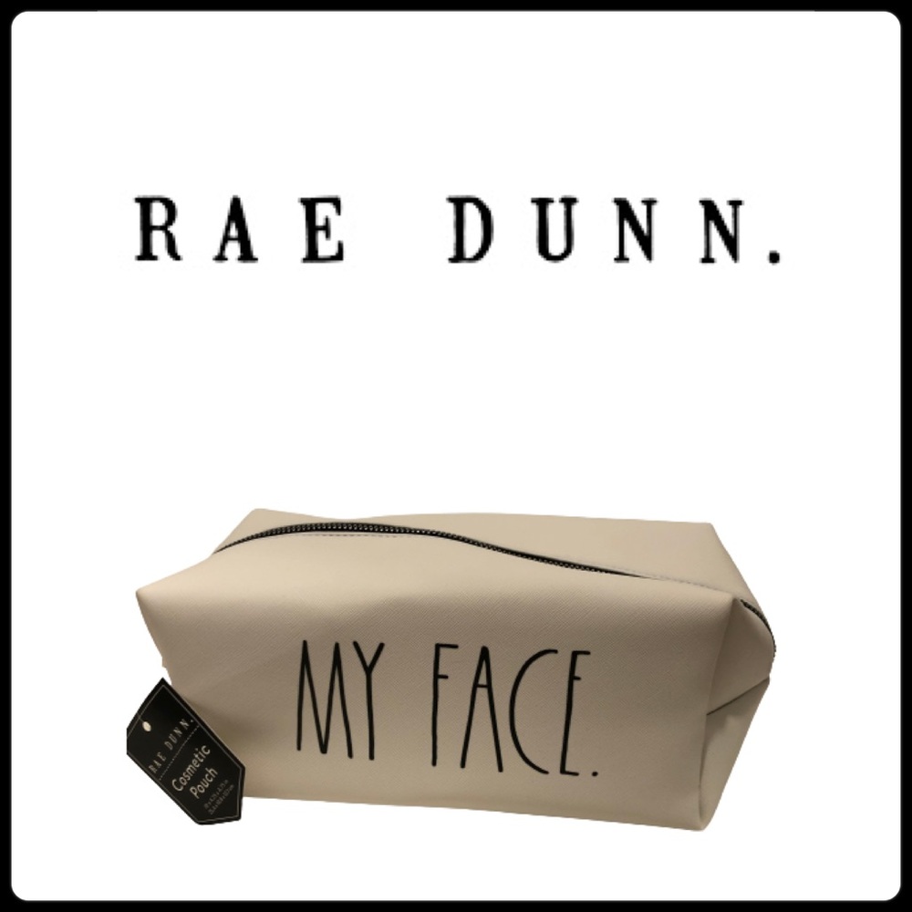 RAE DUNN || Cosmetic Pouch || MY FACE